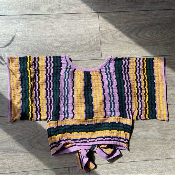 NWT BCBGeneration Crochet  Wrap Knit Top - Picture 8 of 14